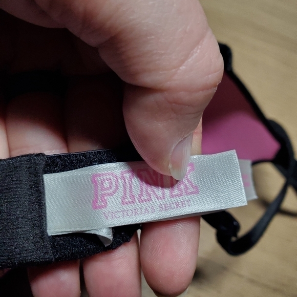 PINK Black Bra - Picture 6 of 7